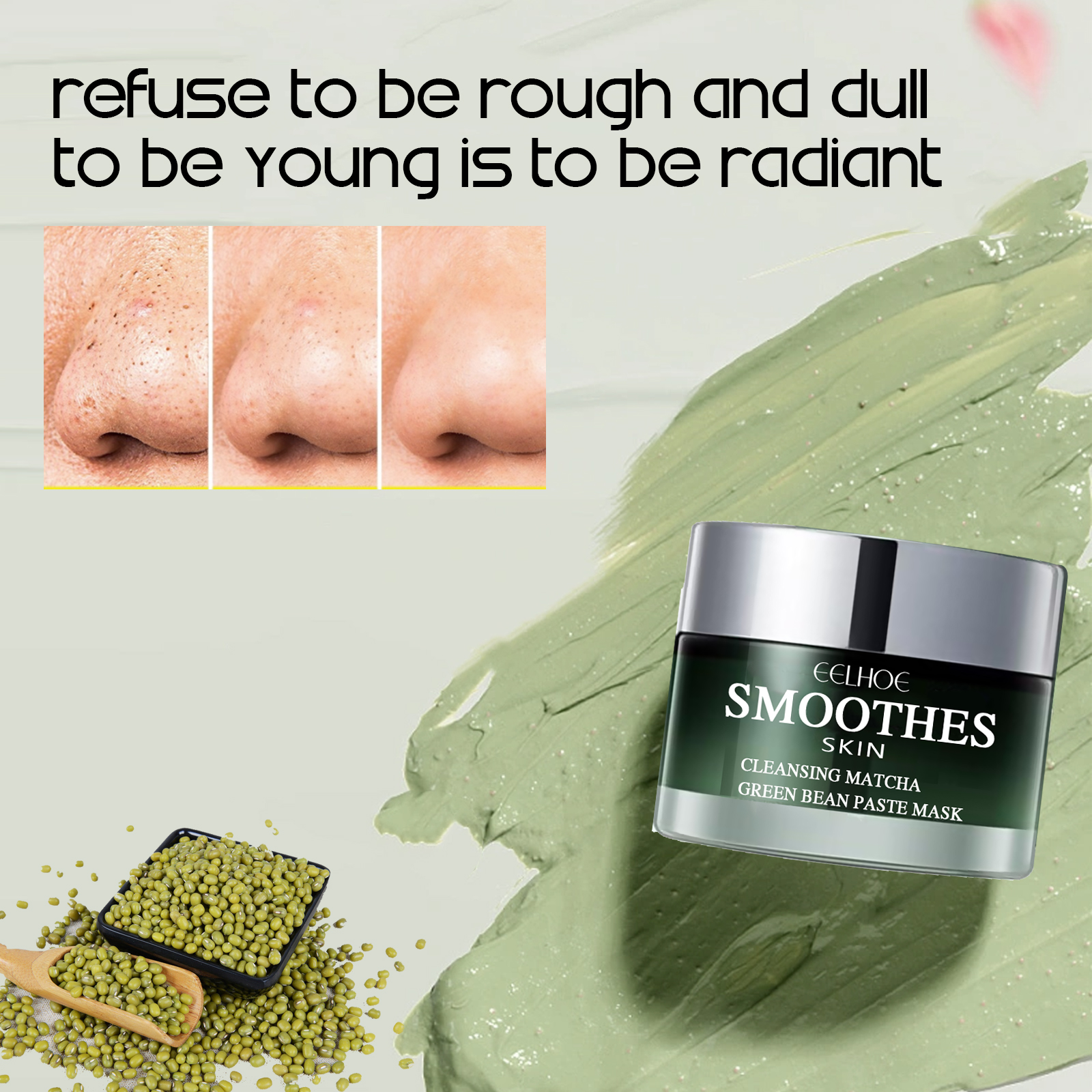 Green Tea Solid Cleansing Mask - Mud Mask Kaolin のレビューと価格