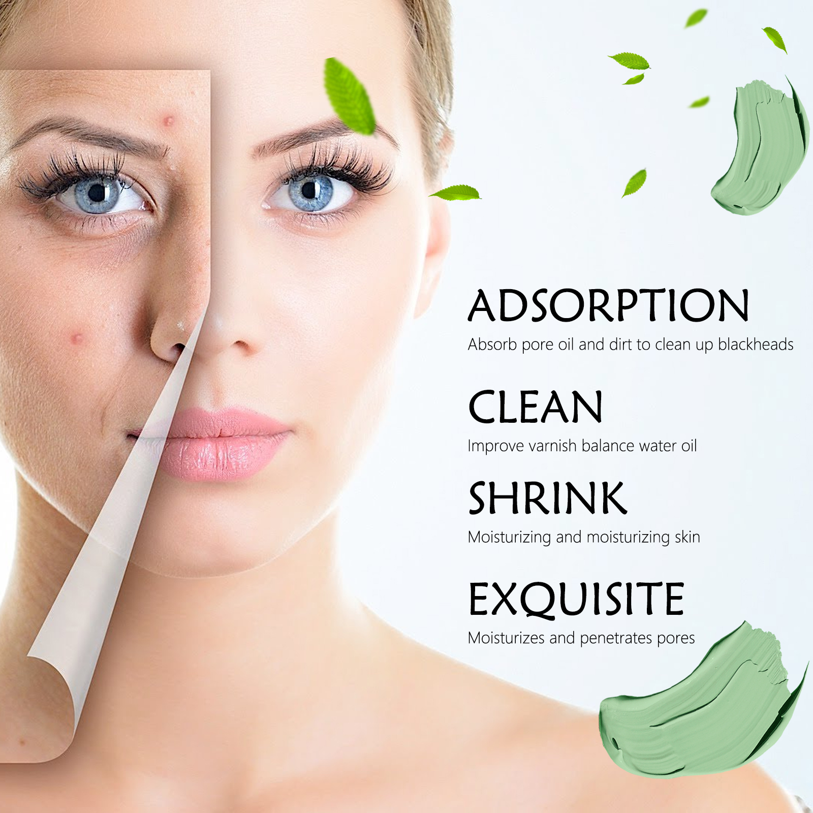 Green Tea Solid Cleansing Mask - Mud Mask Kaolin のレビューと価格