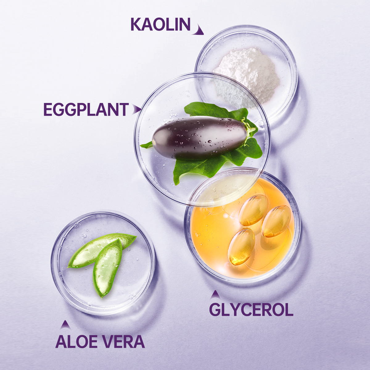 5g/0.17oz*10 Eggplant clay mud - Mud Mask Kaolin のレビューと価格