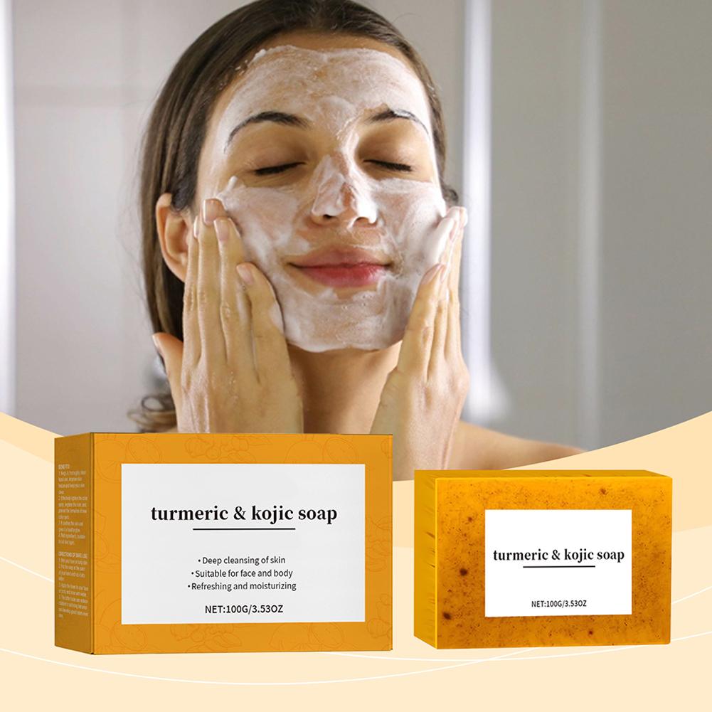 100g Turmeric Hand Made Soap L - Kojic Acid Soap のレビューと価格