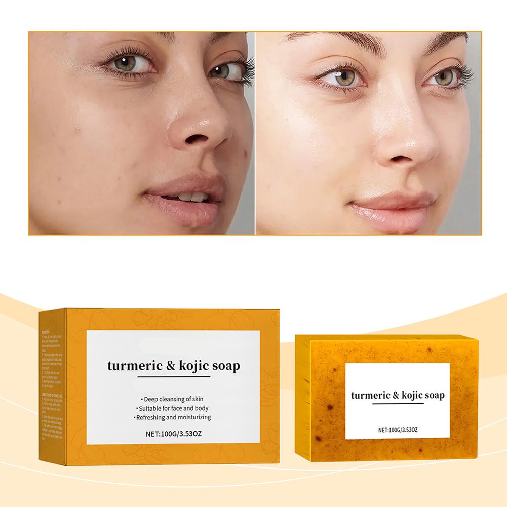 100g Turmeric Hand Made Soap L - Kojic Acid Soap のレビューと価格