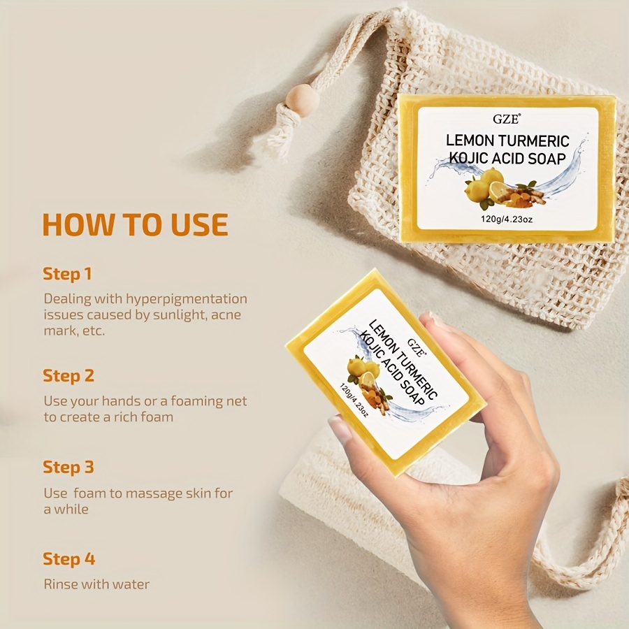 GZE Body Restore Lemon Turmeri - Kojic Acid Soap のレビューと価格