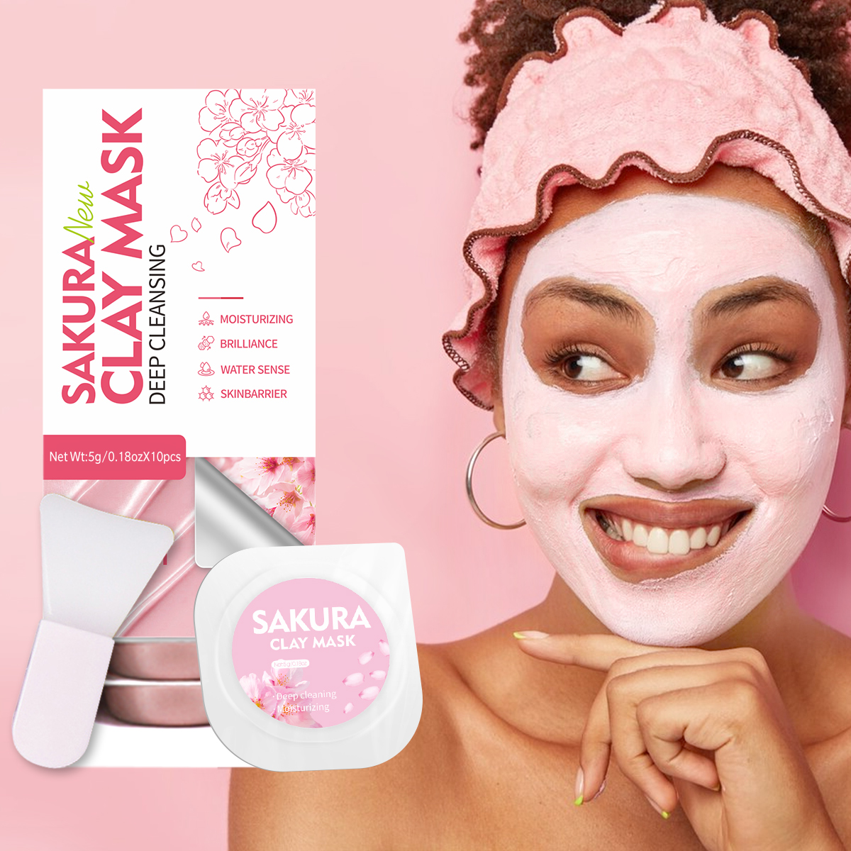 5g/0.17oz*10 Sakura clay mud m - Mud Mask Kaolin のレビューと価格