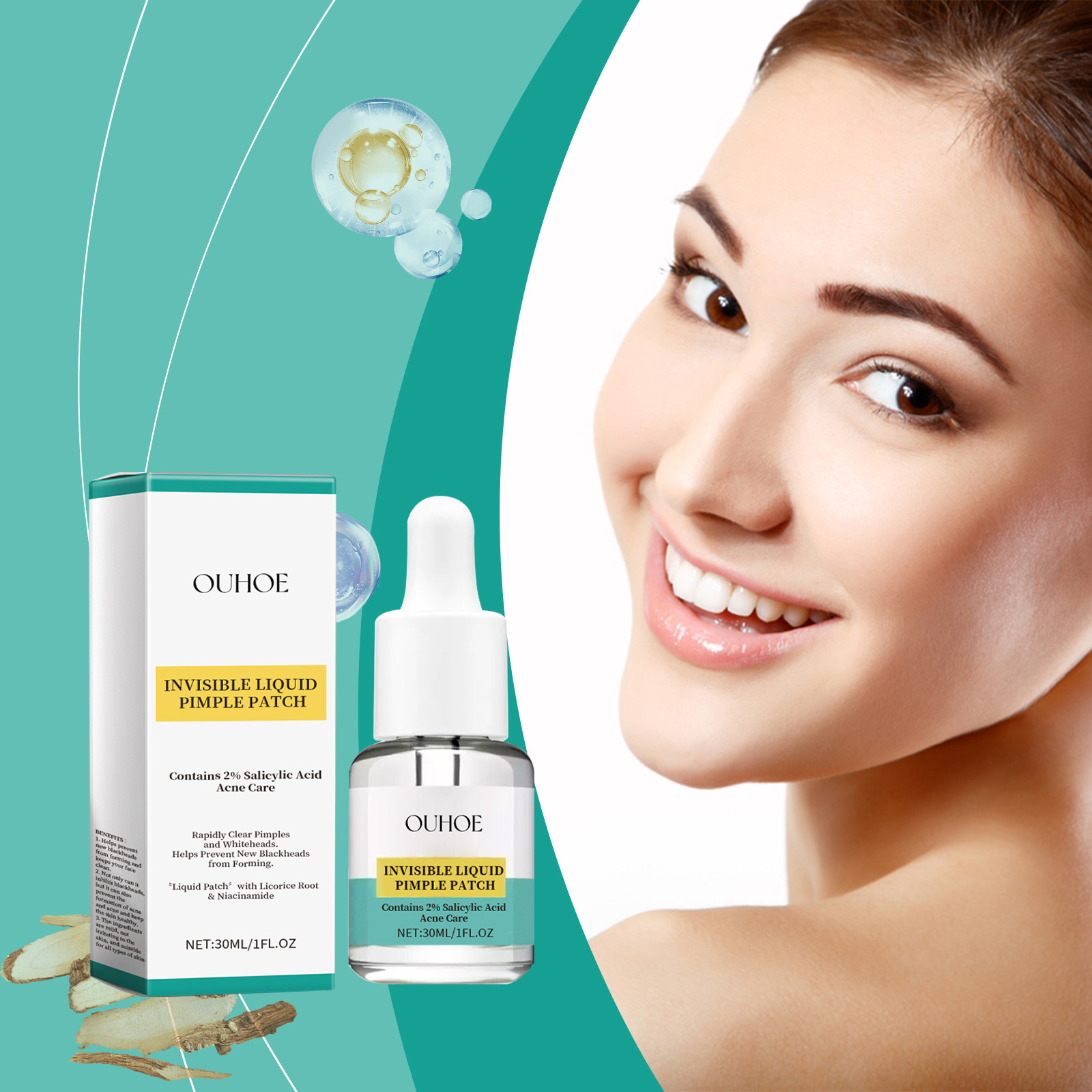 Acne Repair Facial Serum Light - Licorice Root Extract のレビューと価格