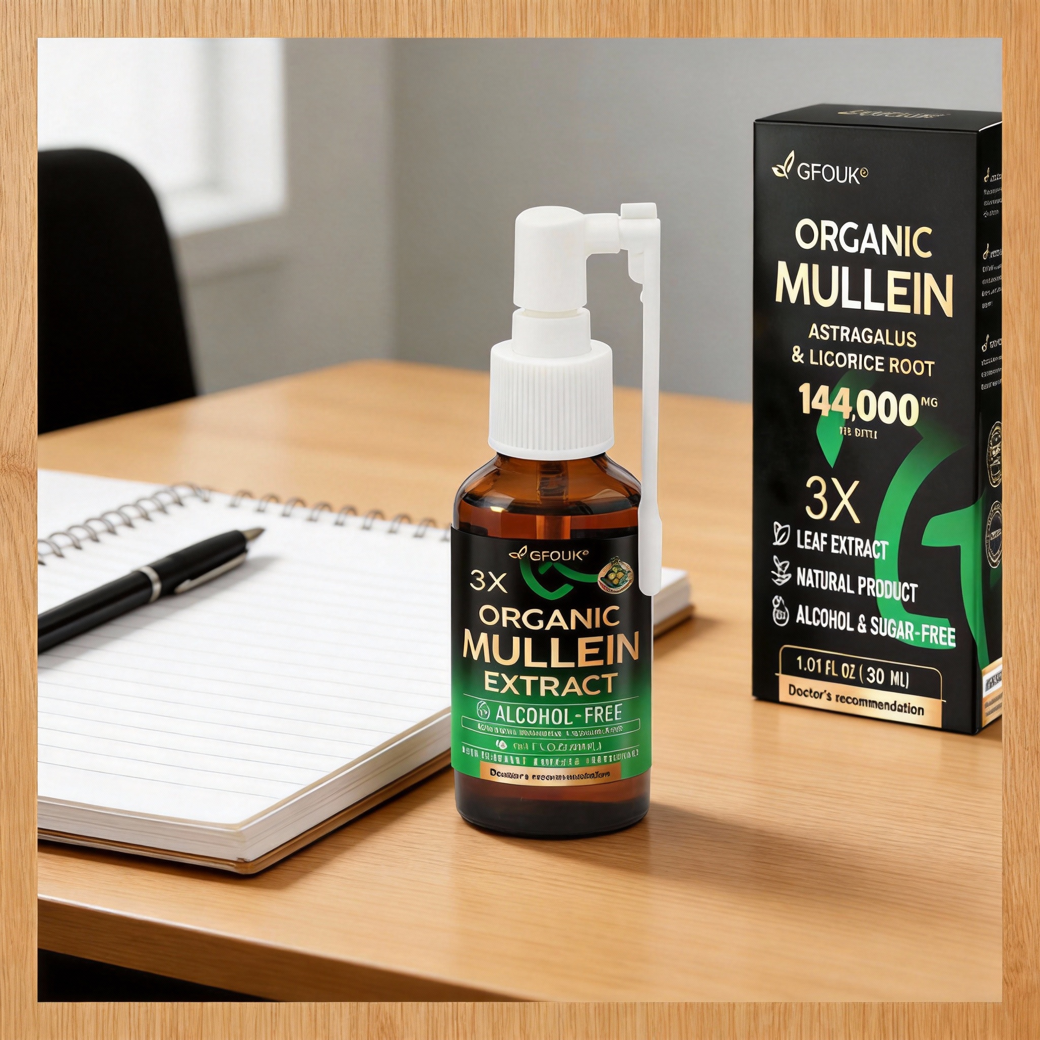 30ml Organic Mullein Herbal Lu - Licorice Root Extract のレビューと価格