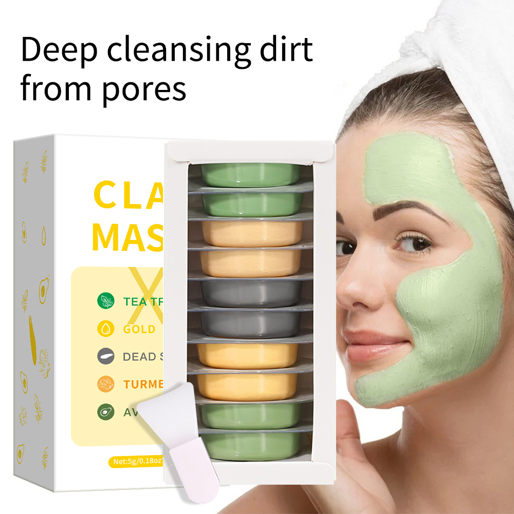 5g*10pcs Clay Mud Mask Set Hya - Mud Mask Kaolin のレビューと価格