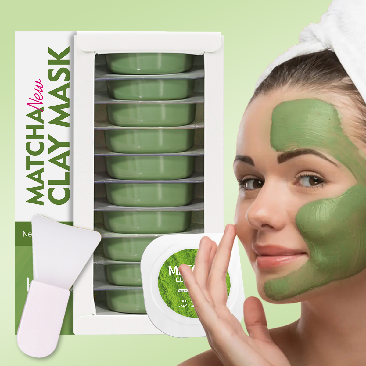 Matcha Deep Cleansing Mask Cla - Mud Mask Kaolin のレビューと価格