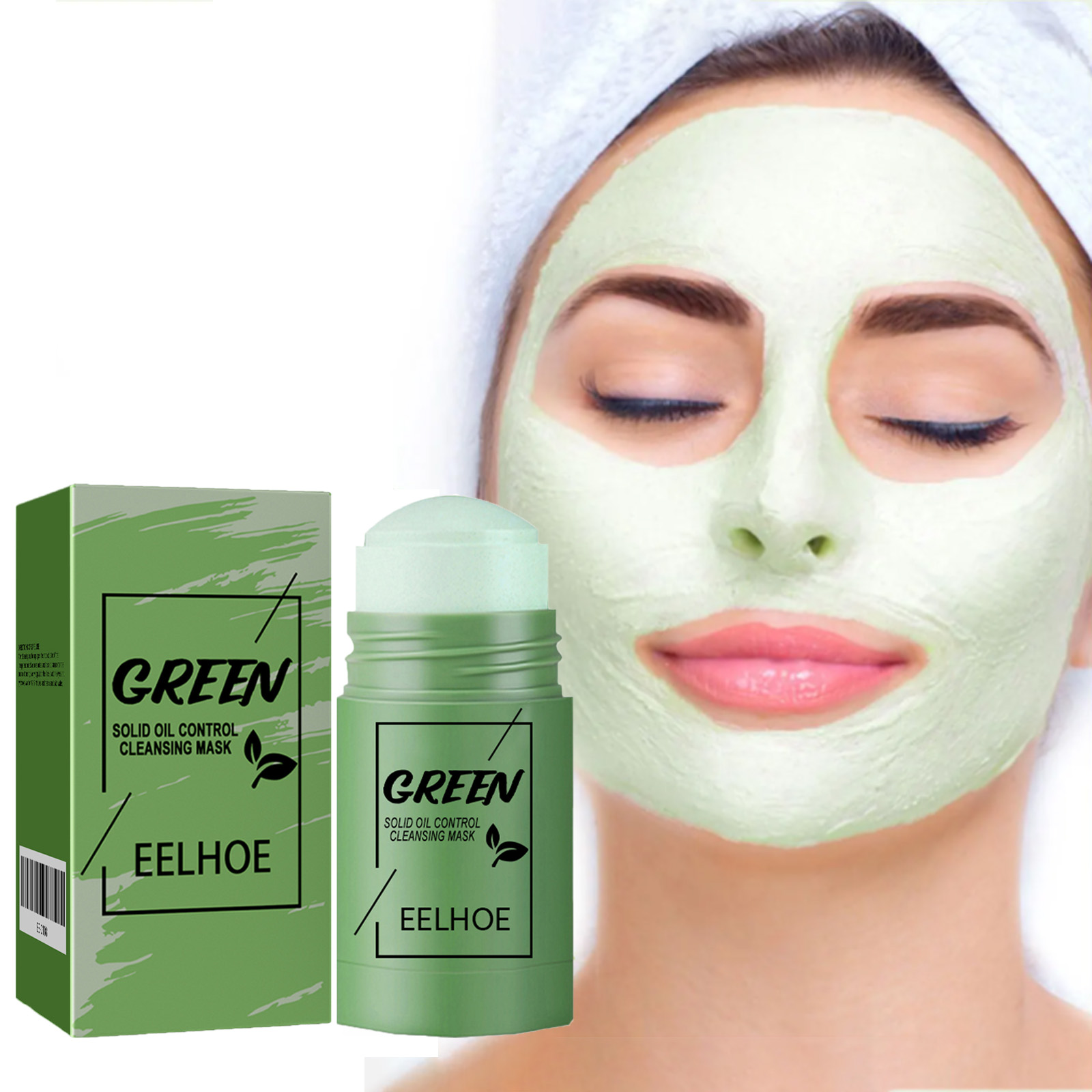 Green Tea Cleansing Solid Face - Mud Mask Kaolin のレビューと価格