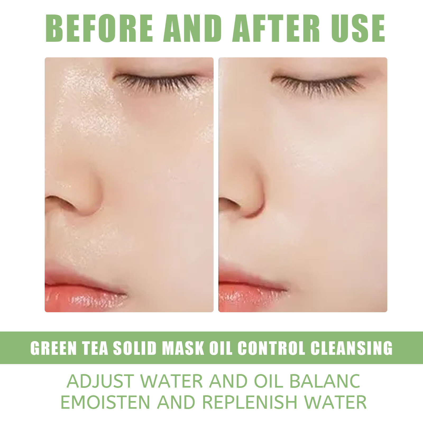 Green Tea Cleansing Solid Face - Mud Mask Kaolin のレビューと価格
