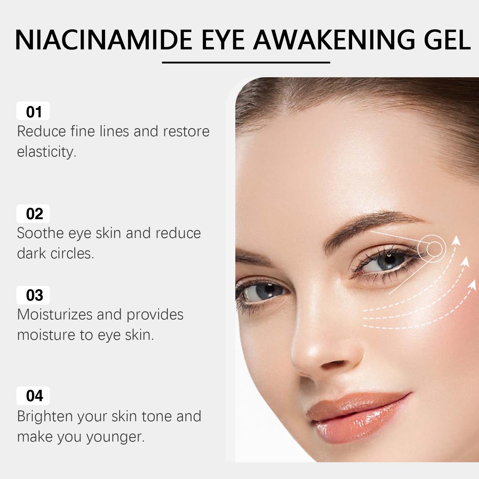 Nicotinamide Eye Cream Gel Lif - Licorice Root Extract のレビューと価格